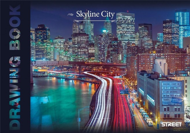 Blok rysunkowy A3/20K Skyline