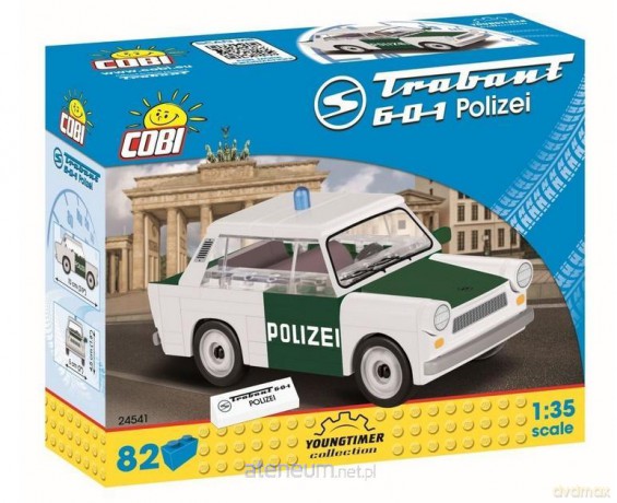 Cars Trabant Polizei 81 klocków [KLOCKI]