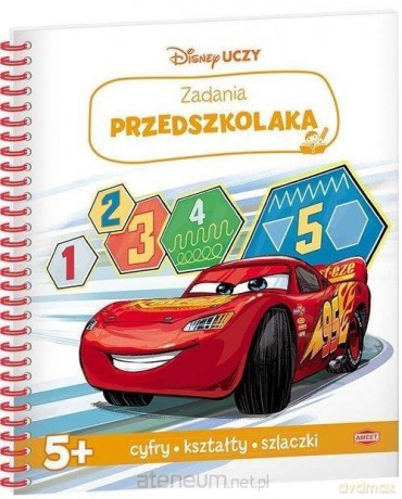 Disney uczy. Auta 3. Zadania przedszkolaka [KSIĄŻKA]