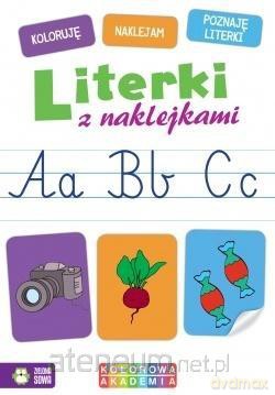 Kolorowa Akademia. Literki z naklejkami [KSIĄŻKA]