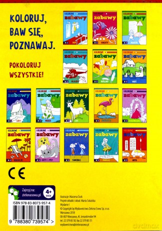 Kolorowe zabawy. Wakacje [KSIĄŻKA]