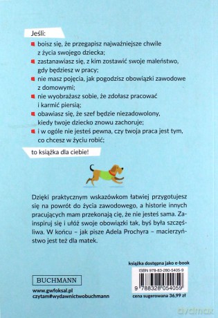Mama wraca do pracy - Adela Prochyra [KSIĄŻKA]