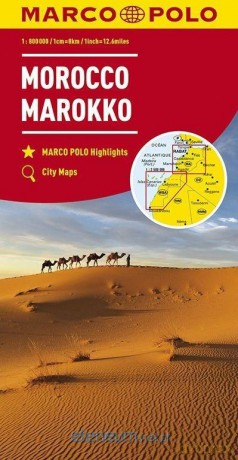 Mapa Drogowa Marco Polo. Maroko 1:800 000 [KSIĄŻKA]
