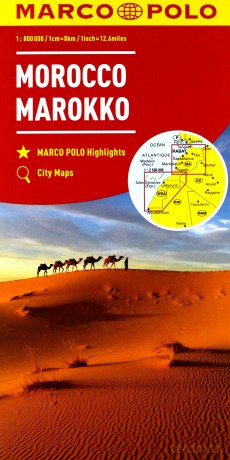 Mapa Drogowa Marco Polo. Maroko 1:800 000 [KSIĄŻKA]