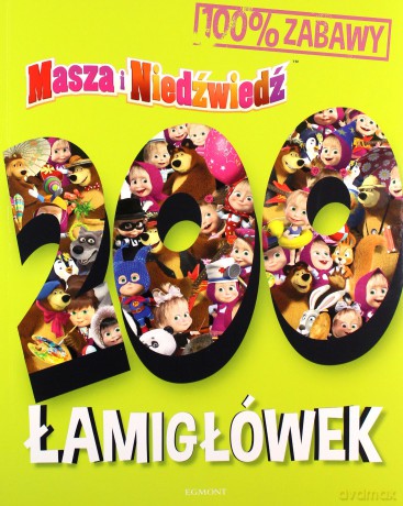 Masza i Niedźwiedź. 200 łamigłówek [KSIĄŻKA]