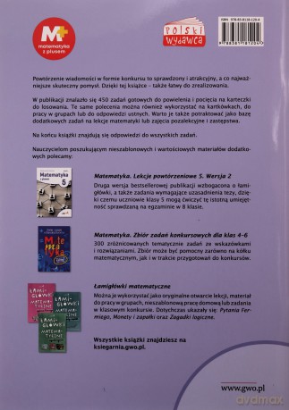 Matematyka Szkoła podstawowa 5 Lekcje Powtórzeniowe [KSIĄŻKA]