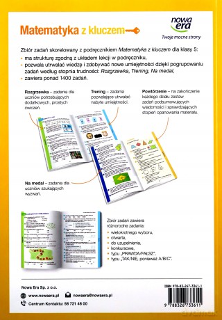 Matematyka Szkoła podstawowa 5 Matematyka z kluczem Zbiór zad. [KSIĄŻKA]
