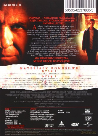 Czerwony Smok wydanie kolekcjonerskie (Red dragon) [2DVD]