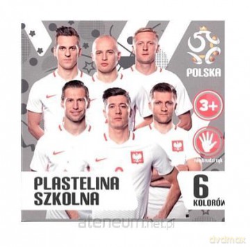 Plastelina 6 kolorów PZPN