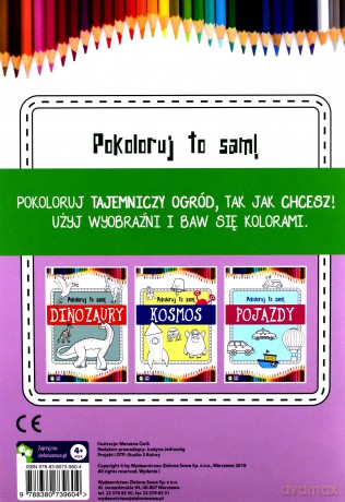 Pokoloruj to sam! Tajemniczy ogród [KSIĄŻKA]