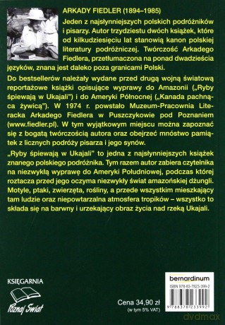 Ryby śpiewaja w Ukajali - Arkady Fiedler [KSIĄŻKA]