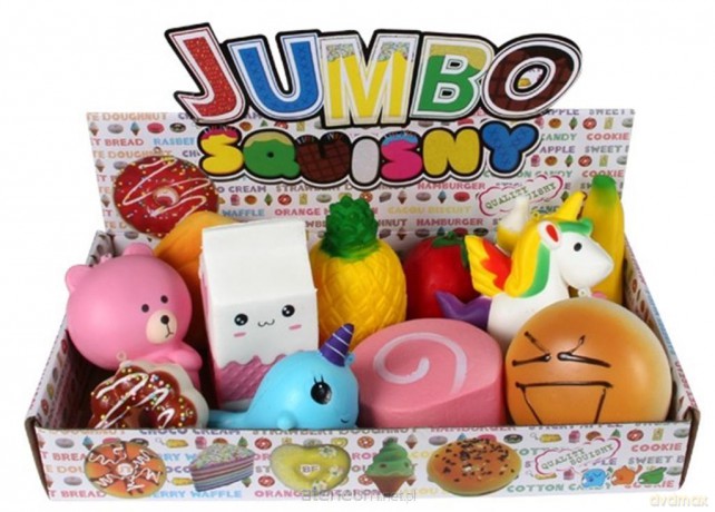 Squishies średnie, różnej rodzaje