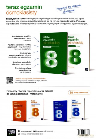 Teraz egzamin ósmoklasisty. Język angielski [KSIĄŻKA]