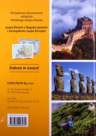 Wielki Atlas Świata 2018/2019 z mapą [KSIĄŻKA]