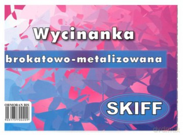 Wycinanka A4 brokatowo-metalizowana Skiff