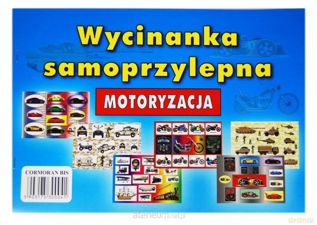 Wycinanka samoprzylepna A4 motoryzacja