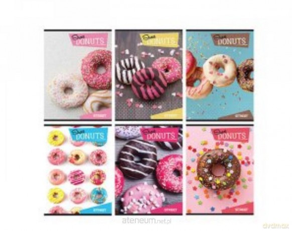 Zeszyt A5/54K Donuts (10 szt)
