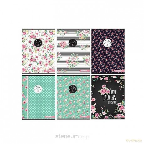 Zeszyt A5/54K Flowers (10 szt)
