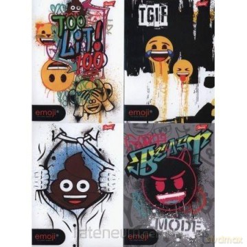 Zeszyt A5/60K kratka Emoji (10 szt)