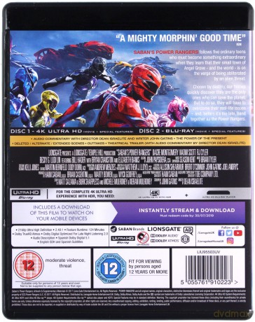 Power Rangers [Blu-Ray 4K]+[Blu-Ray]
