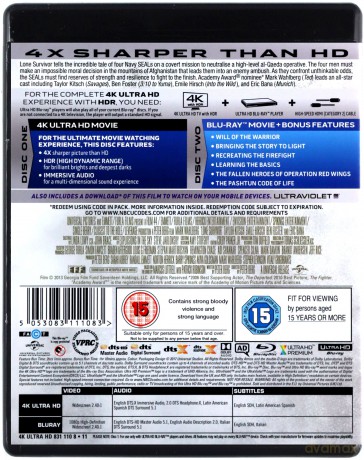 Lone Survivor [Blu-Ray 4K]+[Blu-Ray]