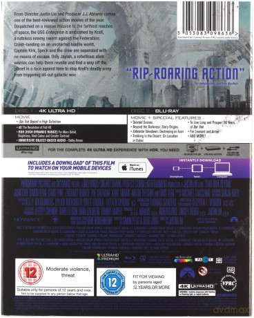 Star Trek Beyond (Star Trek: W nieznane) [Blu-Ray 4K]+[Blu-Ray]