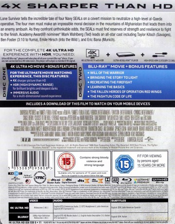 Lone Survivor [Blu-Ray 4K]+[Blu-Ray]