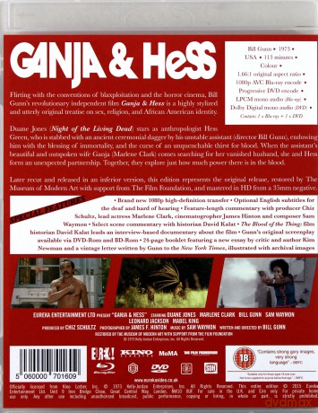 Ganja And Hess [Blu-Ray]+[DVD]