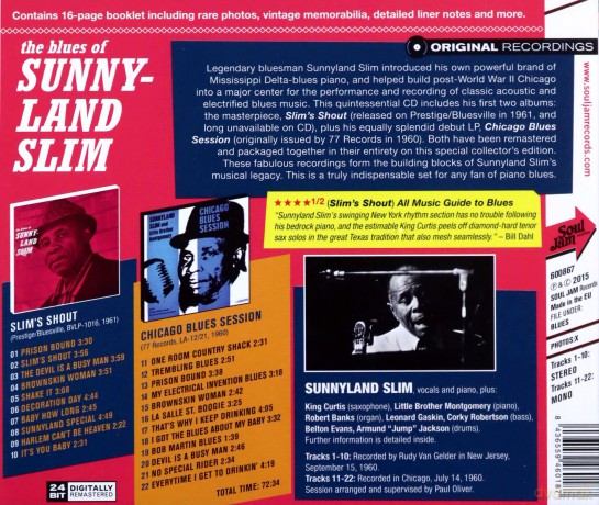 Sunnyland Slim: Slims Shout [CD]