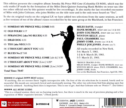 Miles Davis: Someday My Prince Will Come [CD]