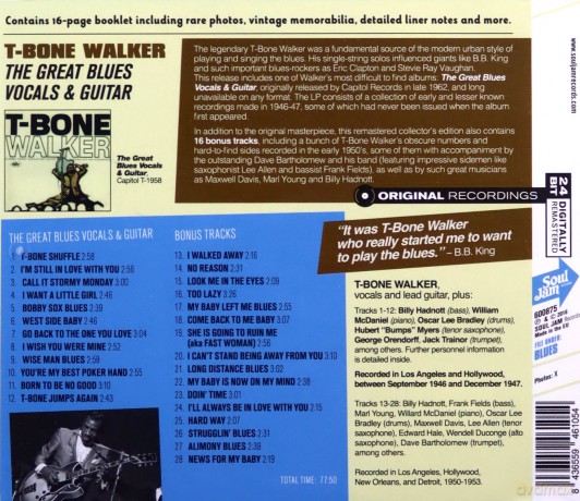 T-Bone Walker: The Great Blues Vocals & Guitar [CD]