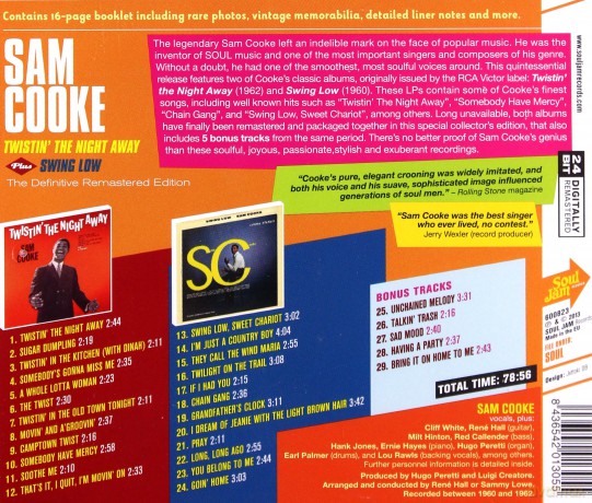 Sam Cooke: Twistinthe Night Away [CD]