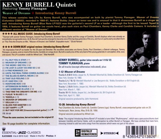 Kenny Burrell: Weaver Of Dreams [CD]