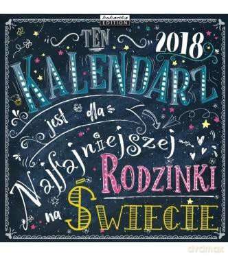 Kalendarz 2018 Classic Q TABLICA RODZINKI [KALENDARZ]