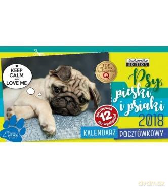 Kalendarz pocztówkowy 2018 PSY [KALENDARZ]