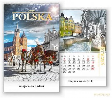 Kalendarz ścienny wieloplanszowy 2018 Polska [KALENDARZ]