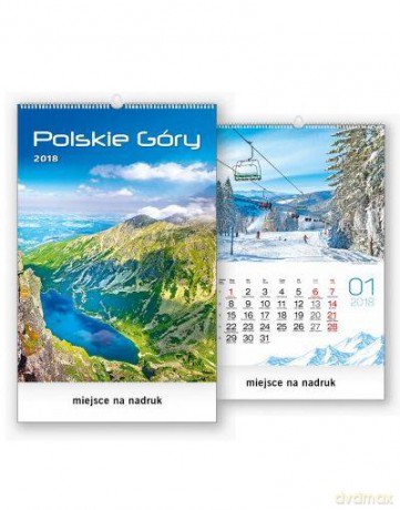 Kalendarz ścienny wieloplanszowy 2018 Polskie góry [KALENDARZ]