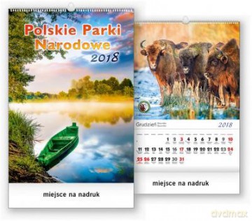 Kalendarz ścienny wieloplanszowy 2018 Polskie Parki Narodowe [KALENDARZ]