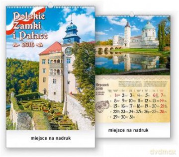 Kalendarz ścienny wieloplanszowy 2018 Polskie Zamki i Pałace [KALENDARZ]