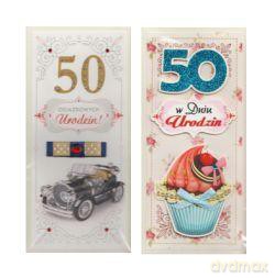 Karnet DL 50 urodziny