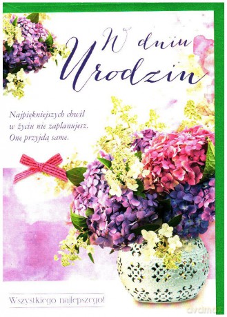 Karnet urodzinowy