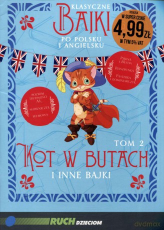 Klasyczne bajki po polsku i angielsku (Tom 2) Kot w butach i inne bajki [KSIĄŻKA]
