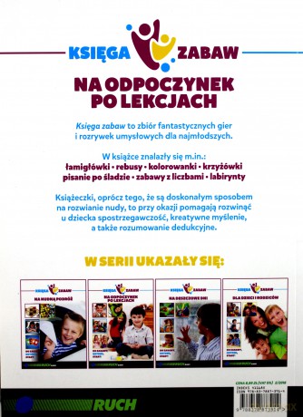 Księga zabaw na odpoczynek po lekcjach [KSIĄŻKA]