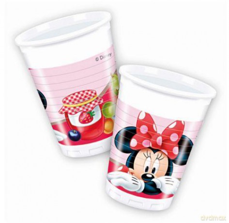 Kubeczki plastikowe 200 ml Minnie Jam Packed With Love