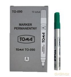 Marker permanentny z okrągłą końcówką TO-090 zielony