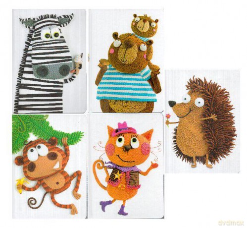 Notes A5 w twardej oprawie Zoo