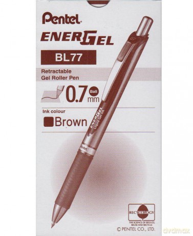 Pióro kulkowe Pentel Energel BL77 brązowe