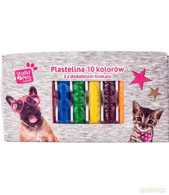 Plastelina 10 kolorów Studio Pet`s PEE-3010