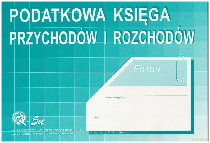 Podatkowa Ksiega komputerowa A4 M&P K-5u
