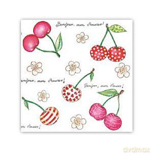 Serwetki Daisy 33x33 cm SDOG 009801 Wisienki